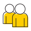 Two people icon